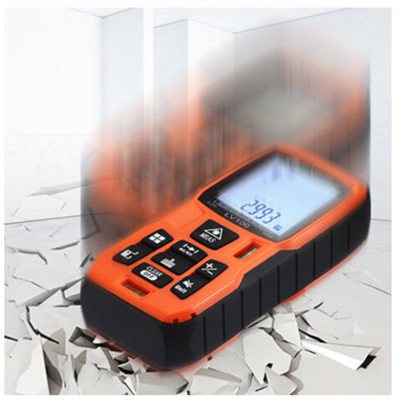 LOMVUM レーザー距離計 最大距離 80mポケットサイズ IP54 防水