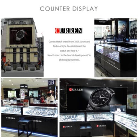 CURREN カレン 腕時計 メンズ 防水 レザーベルト ビジネス 日本製クォーツ 海外高級ブランド 5色展開