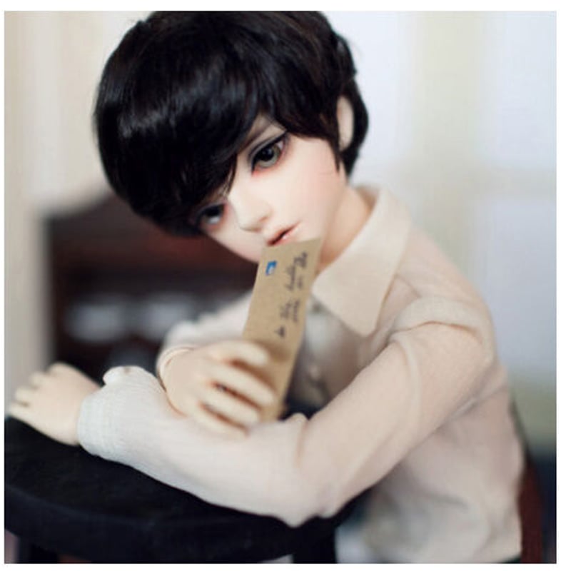 球体関節人形 BJD 1/4 男 イケメン 美少年 黒髪 フルセット 本体 球体関節人形 BJD 1/4 男 イケメン 美少年 黒髪 フルセット 本体