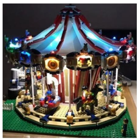 LEGO レゴ クリエイター 10196 互換 メリーゴーランド LED ライト キット ホビー コレクション