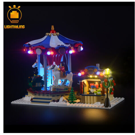 MOC LEGO レゴ 10235 互換 ウインタービレッジマーケット LED ライト