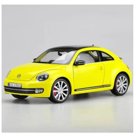 1/18 2012 VW フォルクスワーゲン ニュービートル ダイキャストカー ２色展開 白 黄人気 趣味 コレクション ミニカー