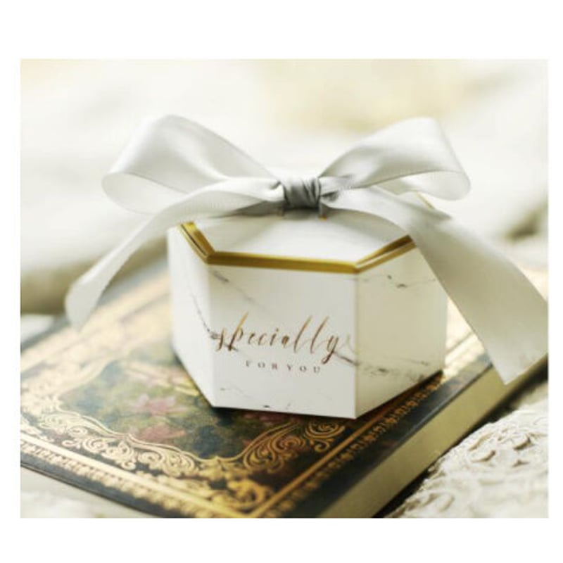 ギフトボックス 50個セット おしゃれ紙箱 リボン バレンタイン お誕生