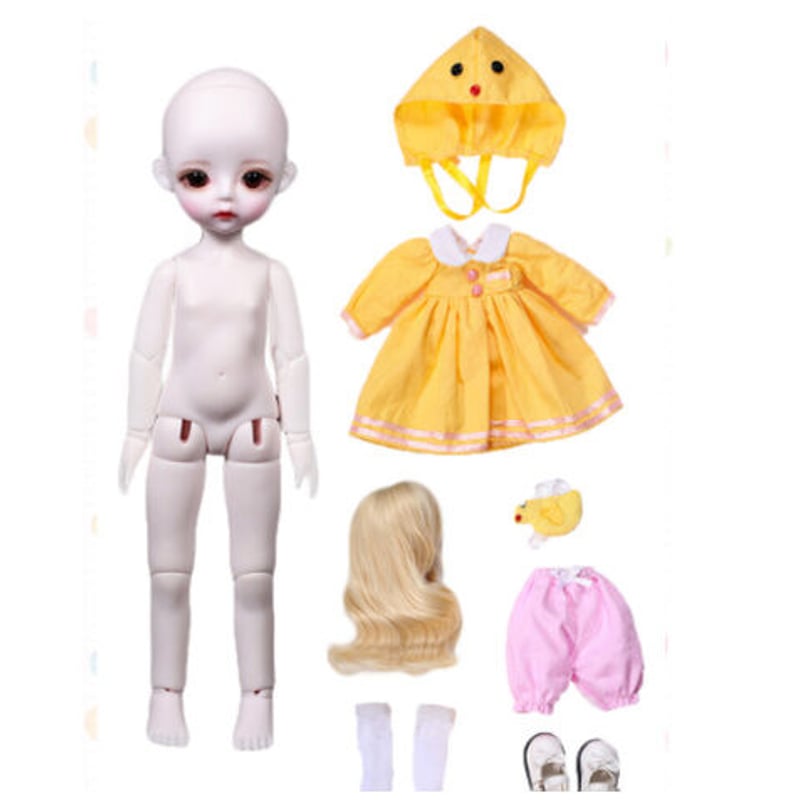 球体関節人形 BJD フルセット 1/6 ロリータ 女の子 本体＋眼球＋服＋靴