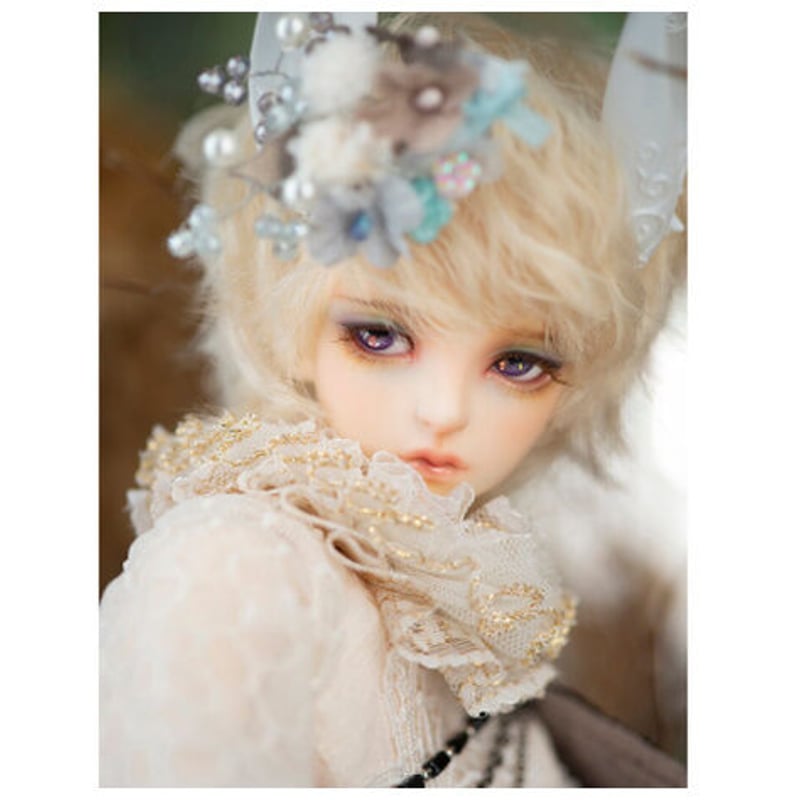 球体関節人形 美しい 儚げな 1/4 本体＋眼球＋メイクアップ済み BJD