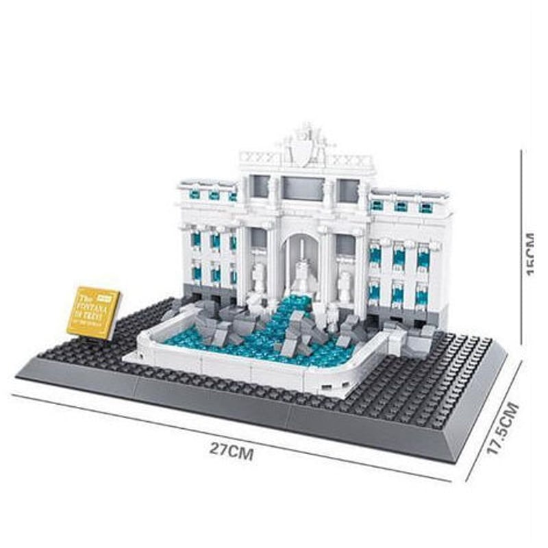 レゴ互換 レゴブロック トレヴィの泉 アーキテクチャー 21020 LEGO互換 