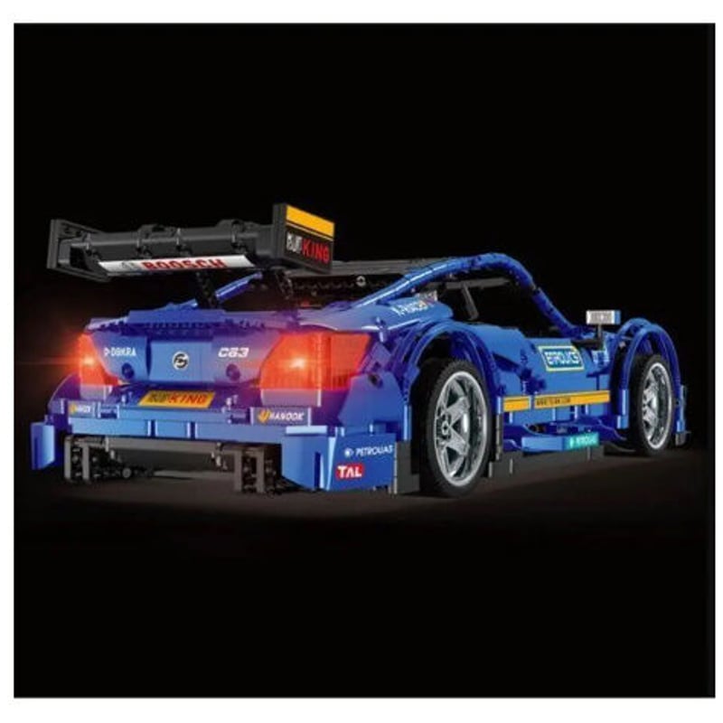 まるでラジコンレゴ レゴテクニック 互換 ブルーレーシングカー