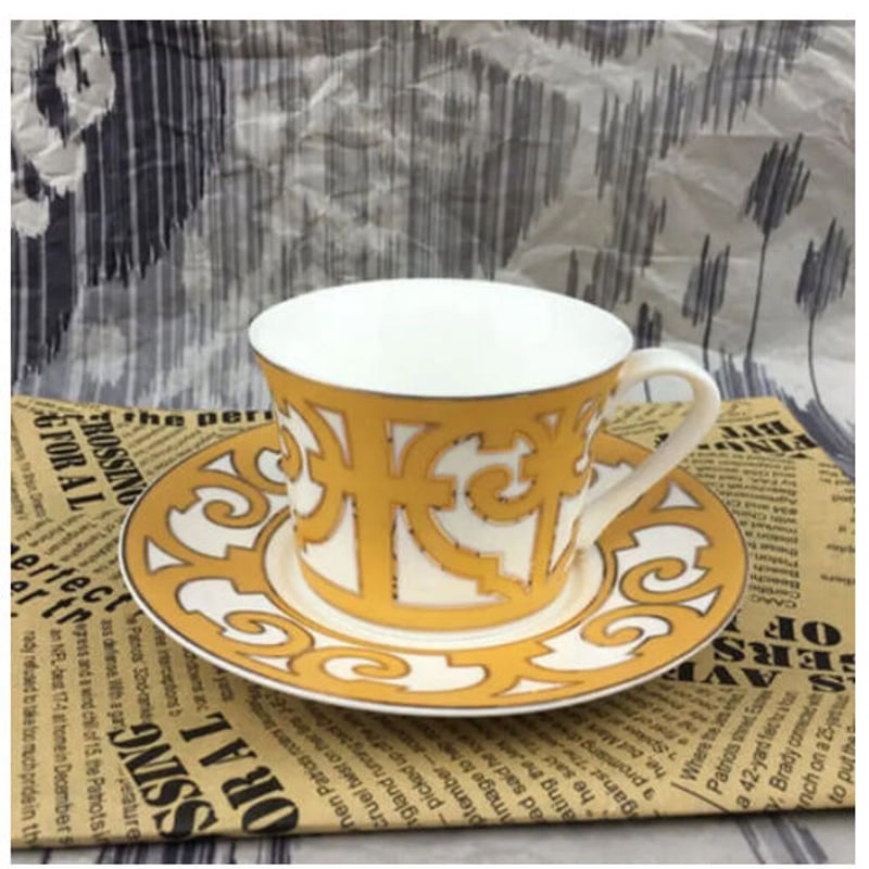 ティーカップ 200ml ソーサー スプーン 3点セット シンプルモダン 磁器