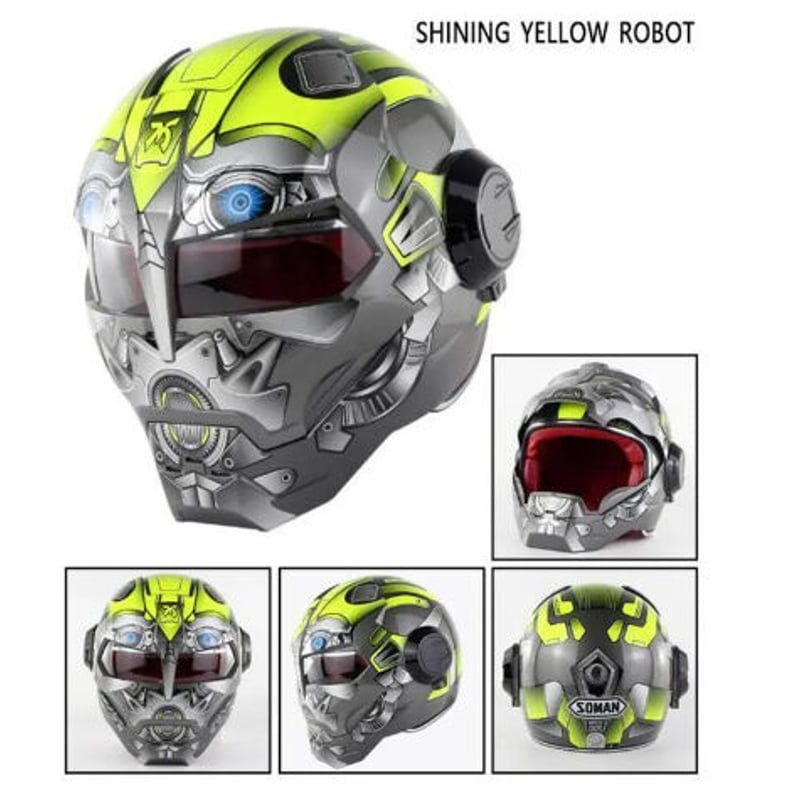 アイアンマン ヘルメット セット Mechahead音声制御可能ヘルメット、マーベルアニメーション玩具