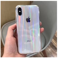 【iPhone6～11まで在庫豊富！】グラデーション レインボー レーザー iphone ケース
