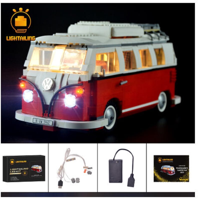 レゴ 10220 フォルクスワーゲン T1 キャンパーヴァン 互換 LED レゴ 10220 フォルクスワーゲン T1 キャンパーヴァン 互換 LED