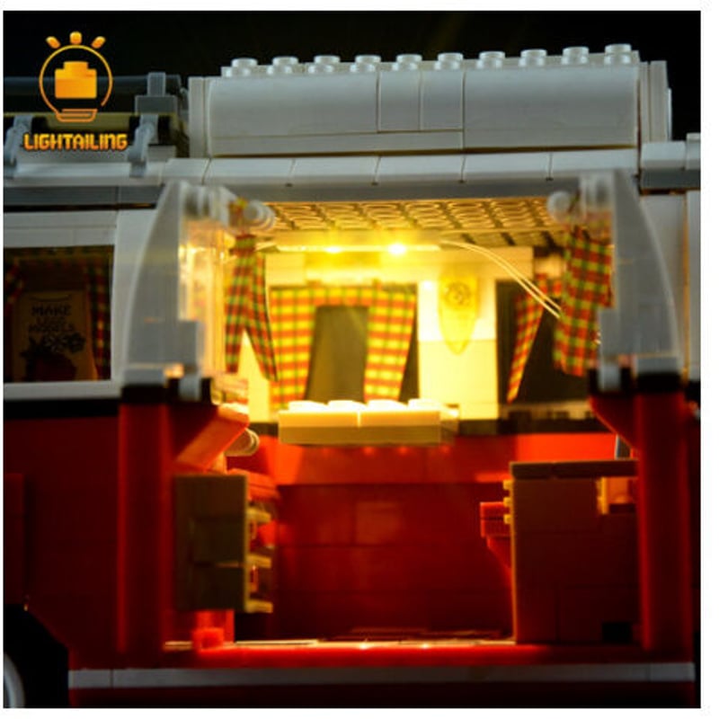 パコ レゴ 10220 フォルクスワーゲン T1 キャンパーヴァン 互換 LED