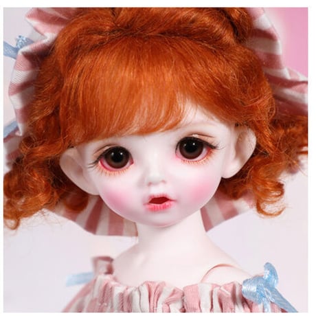 球体関節人形 BJD 1/6 フルセット 本体＋眼球＋服＋靴＋ウィッグ メイクアップ済み 美少女 大きい瞳 カスタムドール ゆるい服装 26cm 選べる2色