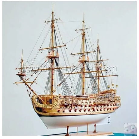 サンフェリペ 帆船 軍艦モデル 1/48スケール DIYキット クラシック 木製 模型 組み立て式
