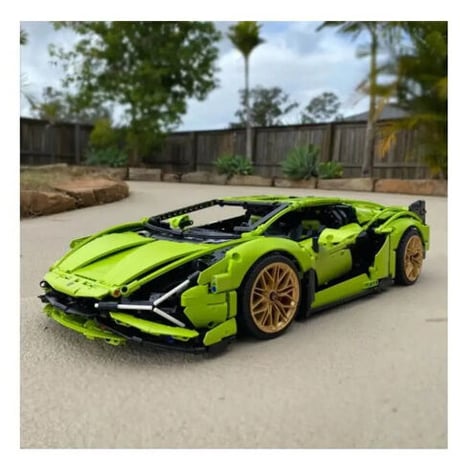 レゴ互換 テクニック ランボルギーニ シアン FKP37 デザイン 3696ピース スーパーカー スポーツカー レースカー 42115 ホビー LEGO互換品