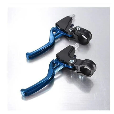 自転車用ブレーキレバー 左右1ペア サイズ 14.5×9 ブルー 自転車用ブレーキレバー 左右1ペア サイズ 14.5×9 ブルー