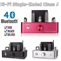 3カラー展開　Douk Audio 最新 6P14（EL84）真空管アンプBluetooth 4.0ステレオシングルエンドクラスAパワーアンプ