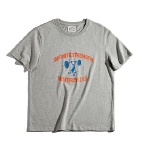 ヴィンテージ スタイル コットン スポーツ レトロ プリント Tシャツ
