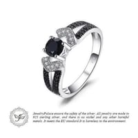 JewelryPalace エレガント ナチュラルブラックリング