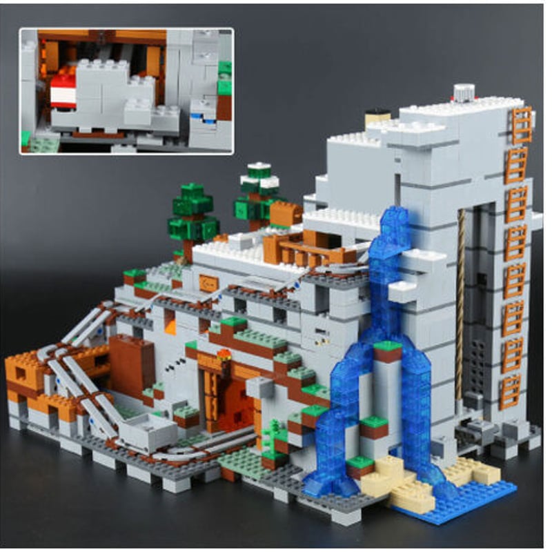 レゴ互換 マインクラフト 山の洞窟 21137 互換品 ブロックセット LEGO 