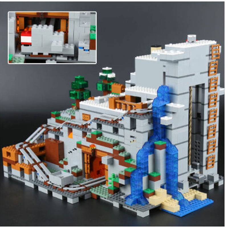 レゴ互換 マインクラフト 山の洞窟 21137 互換品 ブロックセット LEGO  