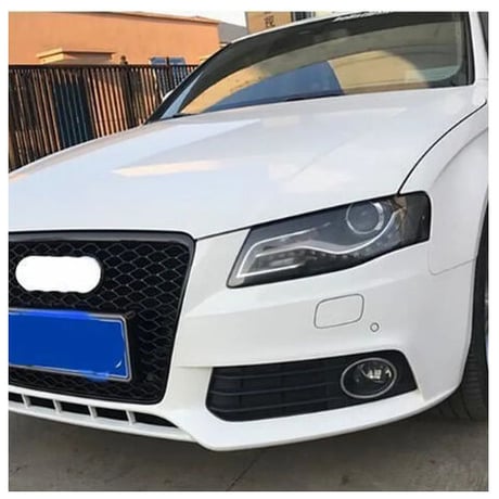 RS4-Styling a4 b8 グリル abs 黒塗装 フロント 蜂蜜 メッシュグリル アウディ用 for AUDI a4 s4 rs4 b8セダン/クーペ/コンバーチブル 2008-2012