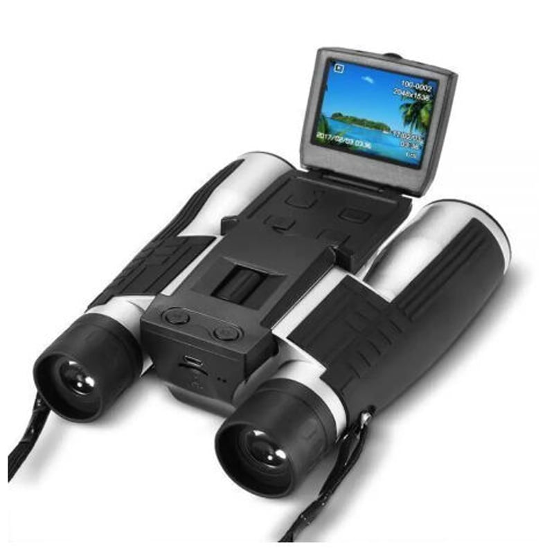 12x32 HD 双眼望遠鏡 デジタルカメラ 5MP 2.0インチ TFTディスプレイ