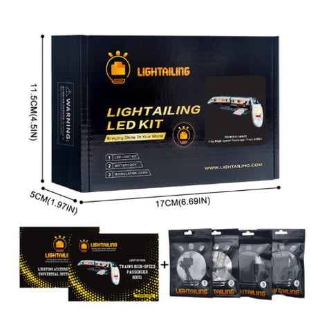 レゴ シティ 60051 ハイスピードパッセンジャートレイン 互換 LEDライトキット バッテリーボックス ライトアップセット
