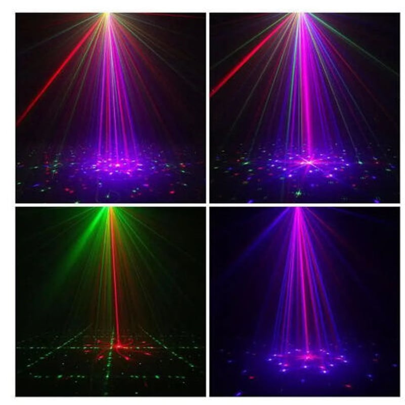 エイリアン RGBミニレーザープロジェクターライト 96パターン DJ