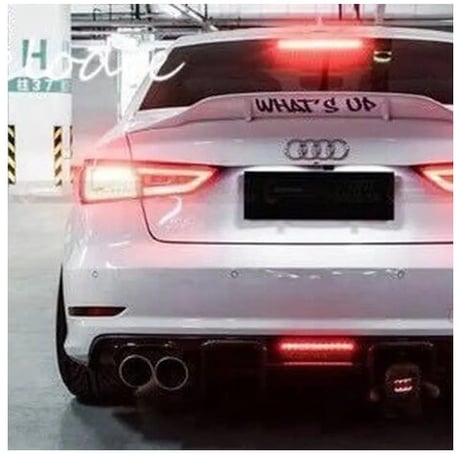 アウディ AUDI A3 S3 セダン カーボン ディフューザー エアロ リアバンパー 2014～2017年