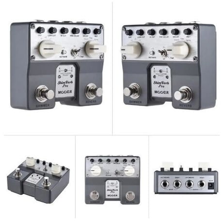 MOOER ShimVerb デジタル エフェクト ギター ペダル フットスイッチ エフェクター リバーブ エレキ