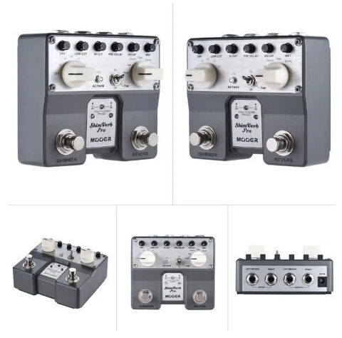 MOOER ShimVerb デジタル エフェクト ギター ペダル フットスイッチ