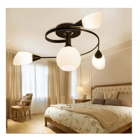 天井照明 シーリングライト シャンデリア 4灯 北欧 照明器具 玄関照明