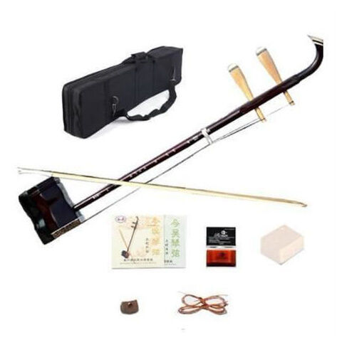 二胡 本体 初心者セット ケース ブック 弦 弓 中国 楽器 ロジン 木製