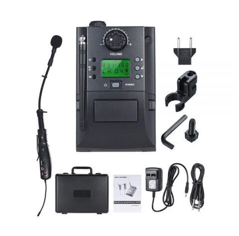受信機と送信機を備えたポータブルUHF楽器 ワイヤレスマイクシステム