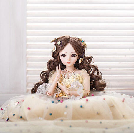 60cm 1/3 サイズ イエロードレス プリンセス かわいい女の子 球体関節