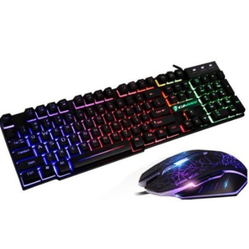 ゲーミングキーボード レインボーLED 楽天市場】LANGTU メンブレンゲーミングキーボード レインボーLED