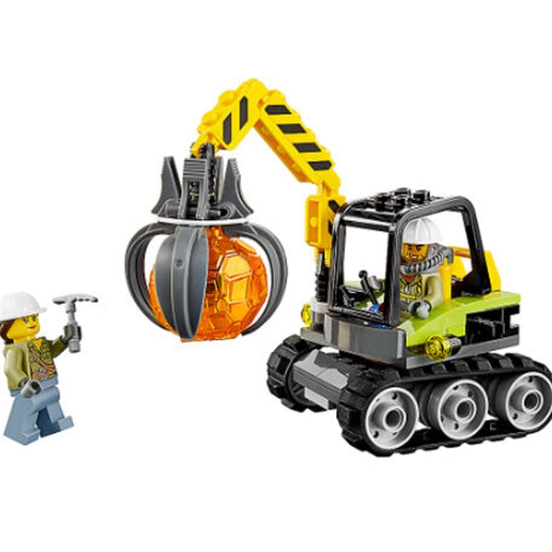 レゴ互換 LEGO シティ 火山調査隊のヘリコプター 60123 ミニフィグ付き