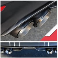 BMW 2個セット マフラーカッター Mスポーツルック Mパフォーマンス M3 M4 M5 f22 f23 f30 f31 f32 f33 f36 f10 f12 f13 e81等