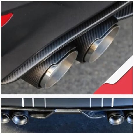 BMW 2個セット マフラーカッター Mスポーツルック Mパフォーマンス M3 M4 M5 f22 f23 f30 f31 f32 f33 f36 f10 f12 f13 e81等