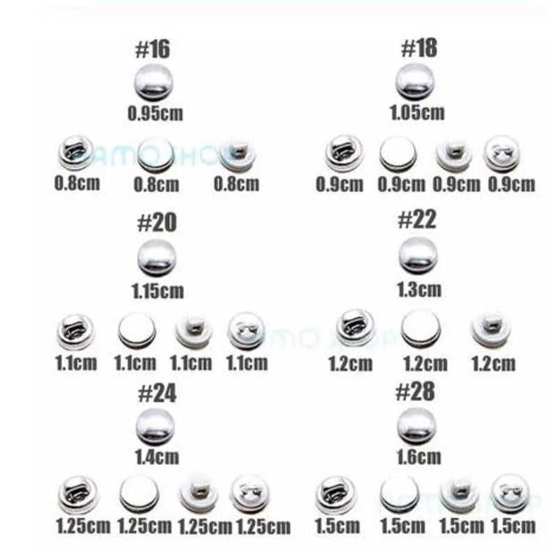 くるみボタン ハンドプレス機用ボタン 100個セット 工具 | World