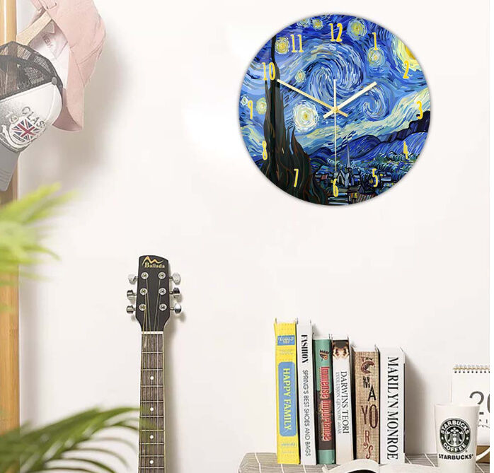 星月夜 ゴッホ 壁掛け時計 フィンセントファンゴッホ The starry