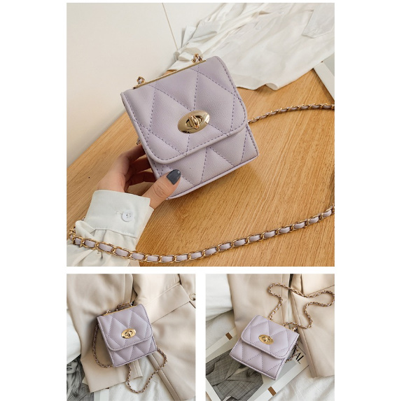 【COS】かわいい! キルティング マイクロバッグ 5色 5色展開】ショルダー バッグ ミニ マイクロミニバッグ チェーン
