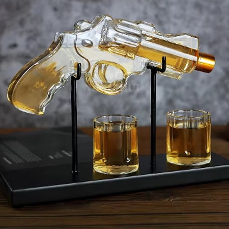 ピストル型 ウィスキー ディスペンサー おしゃれ かっこいい BAR 飲食店 拳銃 ワイン ビール ブランデー