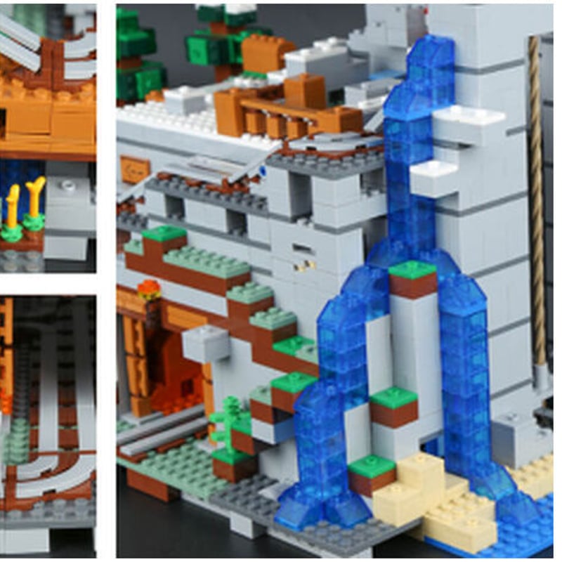 レゴ互換 マインクラフト 山の洞窟 21137 互換品 ブロックセット LEGO