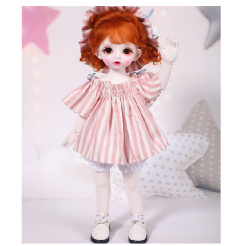球体関節人形 BJD 1/6 フルセット 本体＋眼球＋服＋靴＋ウィッグ