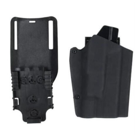 グロックG17 SUREFIFE X300ライト取り付け対応 ホルスター クイックアタッチメント付き GLOCKG17 シュアファイヤー CQB サバイバルゲーム