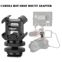カメラ 3DSLR ホット シュー マウント アダプター マイク LED ビデオ ライト