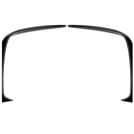 1ペア ベンツ用 バンパースプリッター スポイラー カナード 塗装 ABS後部 W176/A200/A250/A45 AMG 2013-2016 BENZ