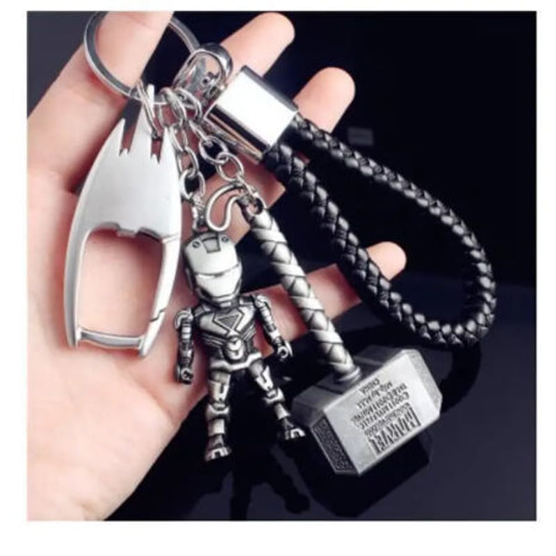 アベンジャーズ キーホルダー 10種類 キーリング アイアンマン